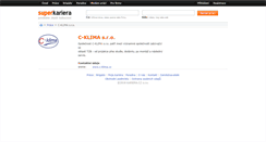 Desktop Screenshot of c-klima.superkariera.cz