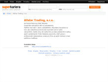 Tablet Screenshot of allstar-trading.superkariera.cz