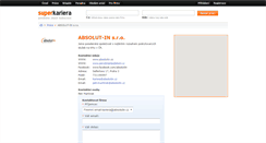 Desktop Screenshot of absolutin.superkariera.cz