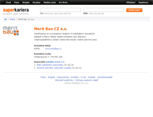 Tablet Screenshot of meritbau.superkariera.cz