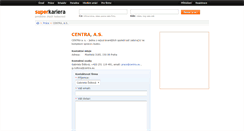 Desktop Screenshot of centra.superkariera.cz