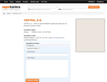 Tablet Screenshot of centra.superkariera.cz
