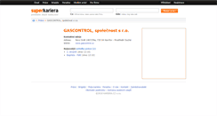 Desktop Screenshot of gascontrol.superkariera.cz