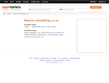 Tablet Screenshot of neuronconsulting.superkariera.cz
